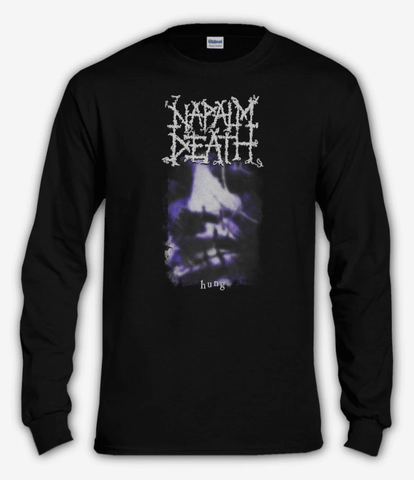Polera manga larga Negro de Napalm Death Hung