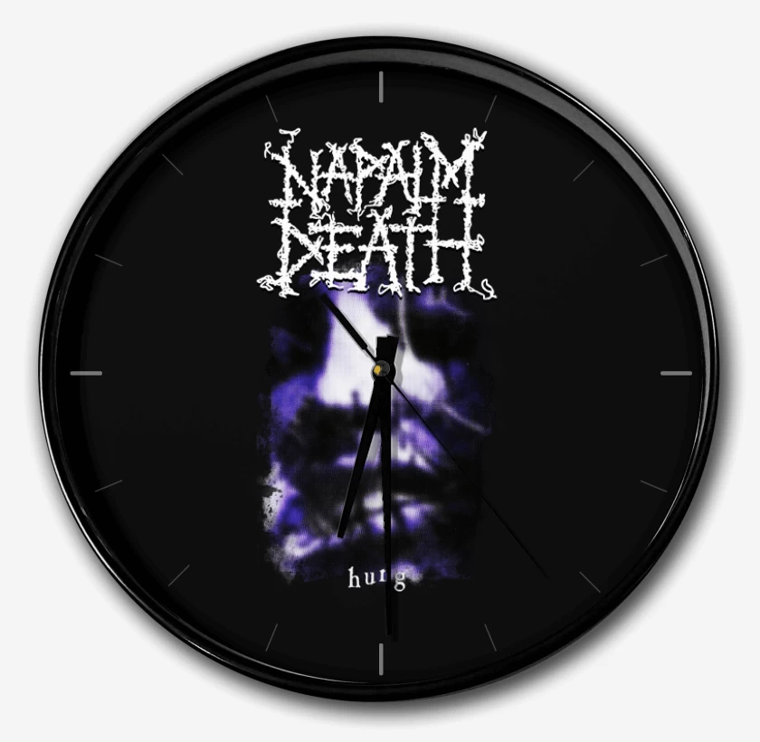 Reloj Negro de Napalm Death Hung