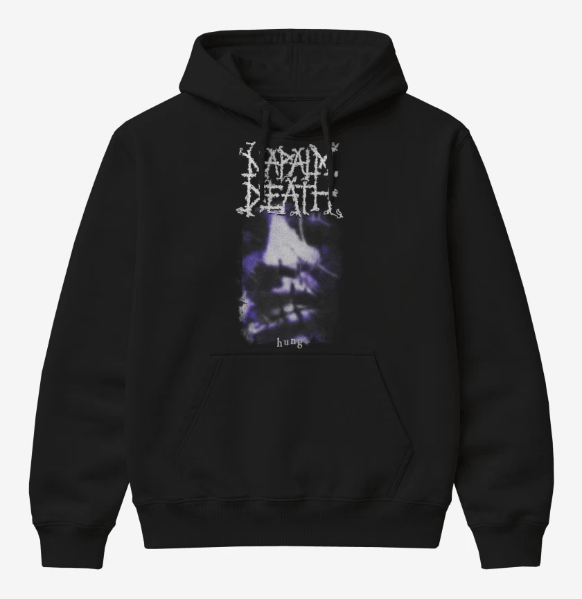 Poleron Canguro básico Negro de Napalm Death Hung