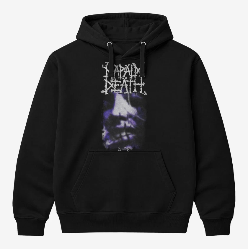 Polerón Canguro Negro de Napalm Death Hung