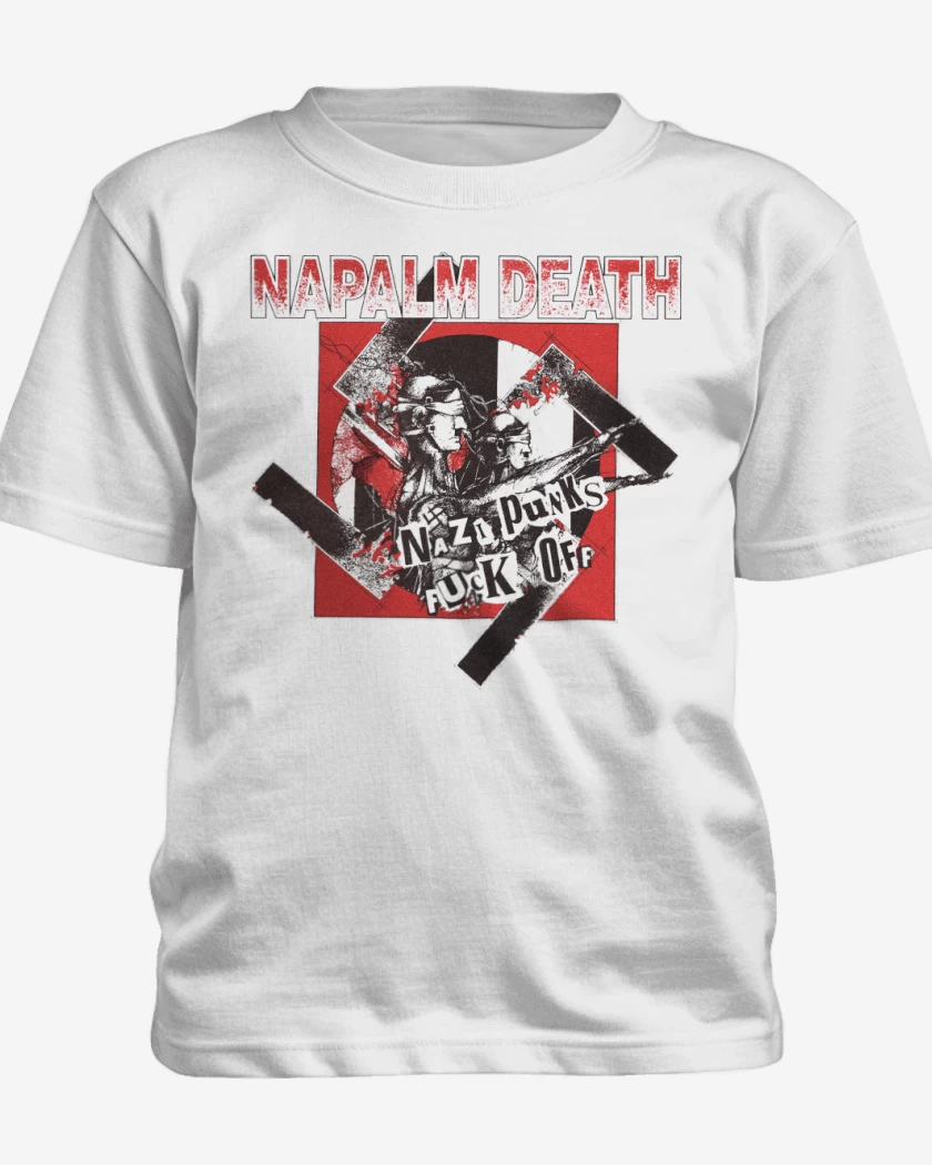 Polera de niño Napalm Death Fuck Off