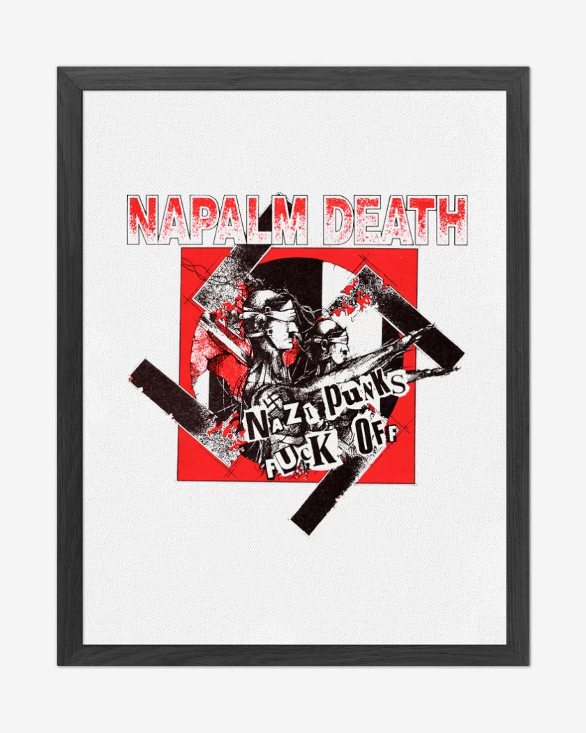 Cuadro decorativo Napalm Death Fuck Off