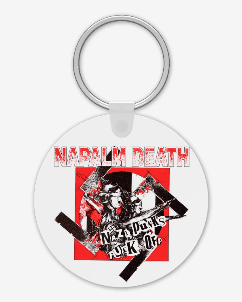 Llavero Napalm Death Fuck Off