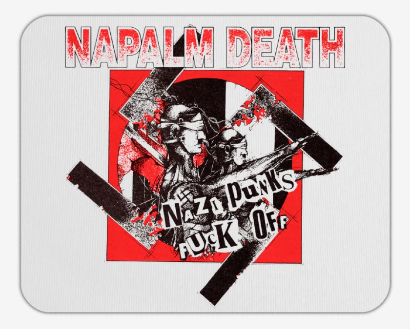 Mousepad Napalm Death Fuck Off