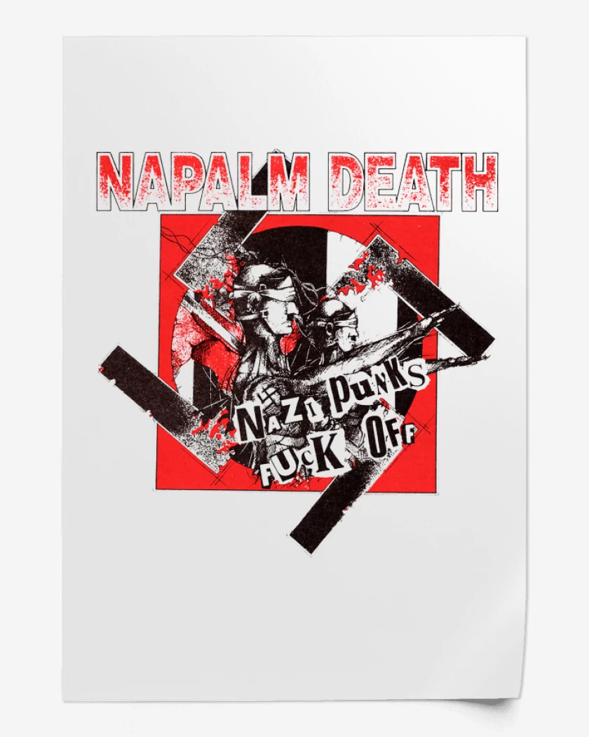 Print Napalm Death Fuck Off