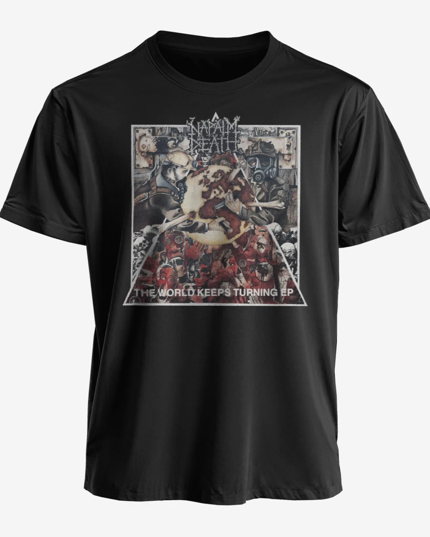 Polera Napalm Death The World Keeps Turning