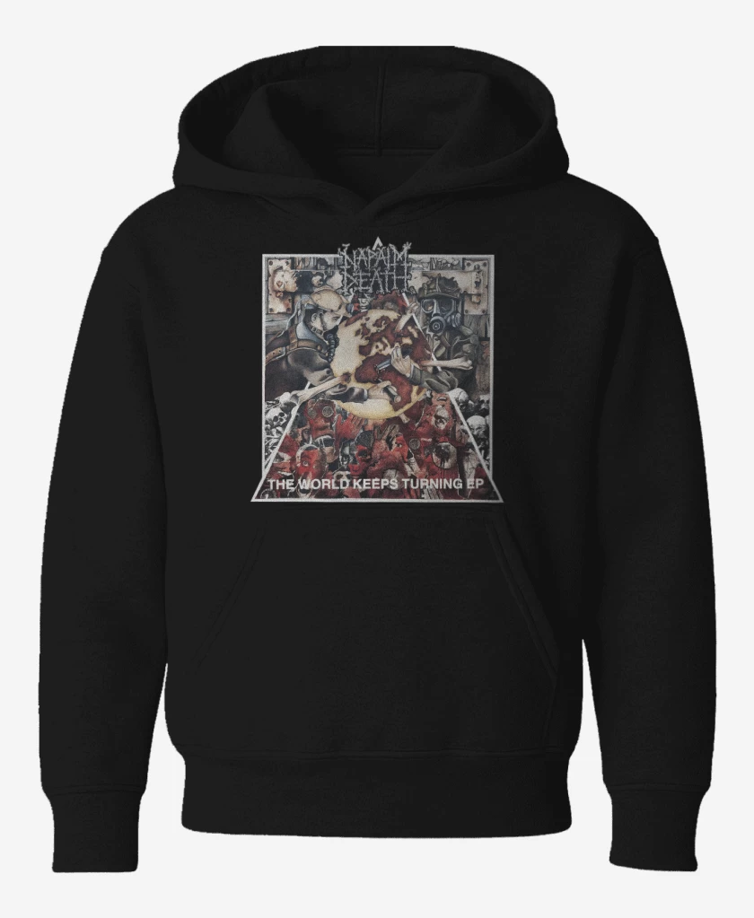 Poleron de niño Napalm Death The World Keeps Turning