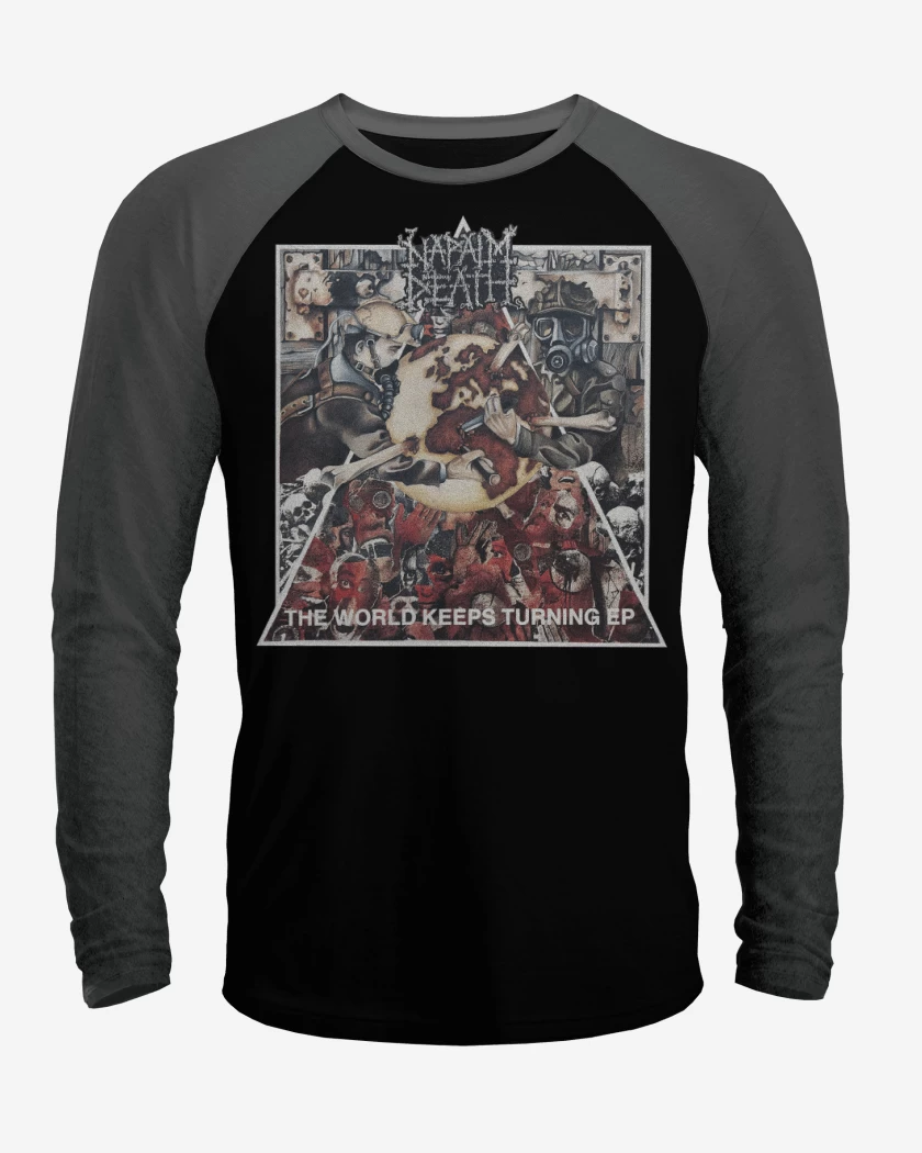 Polera Raglan Napalm Death The World Keeps Turning