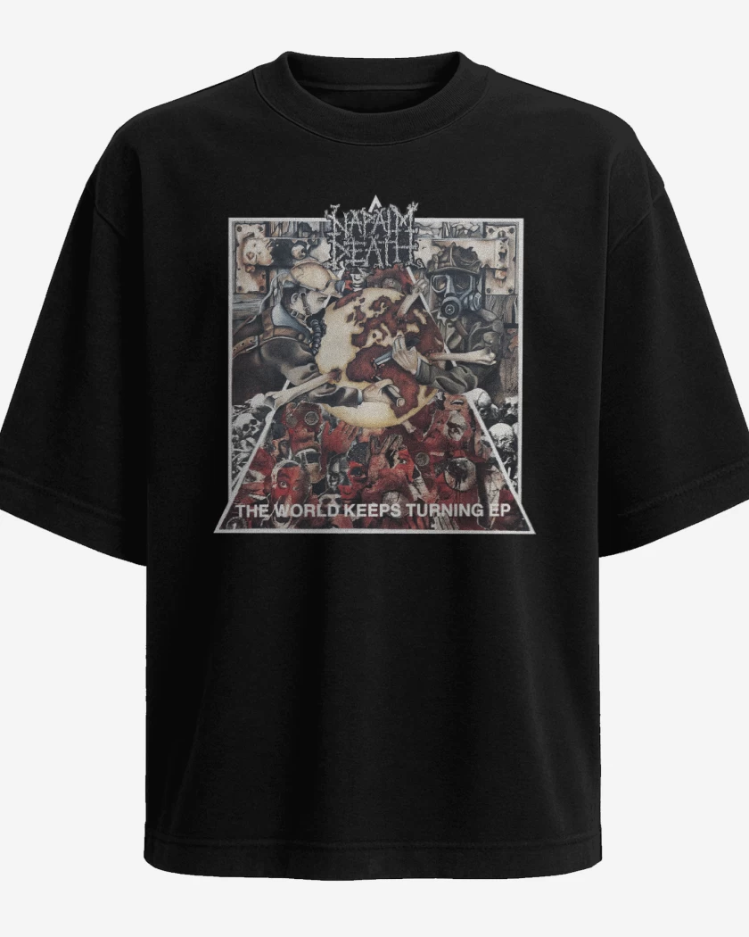 Polera Oversize Napalm Death The World Keeps Turning