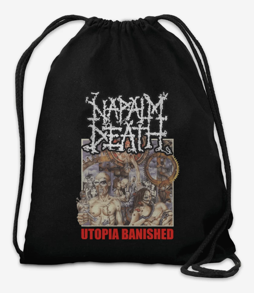 Mochila Napalm Death Utopia Banished