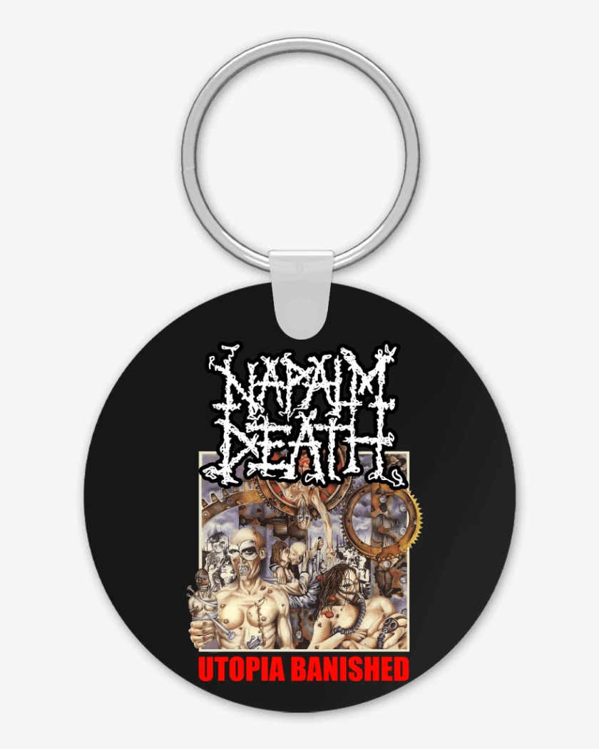 Llavero Napalm Death Utopia Banished