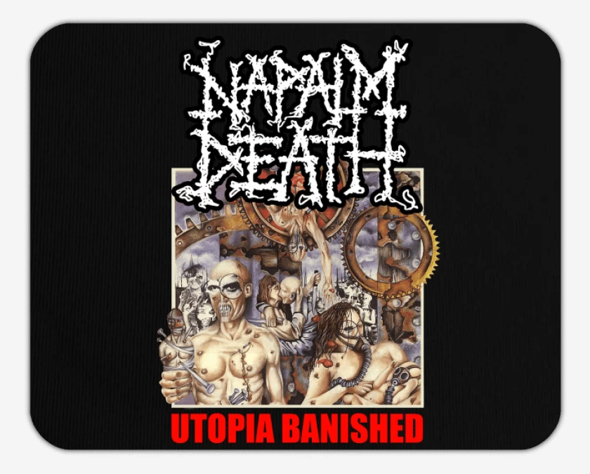 Mousepad Napalm Death Utopia Banished