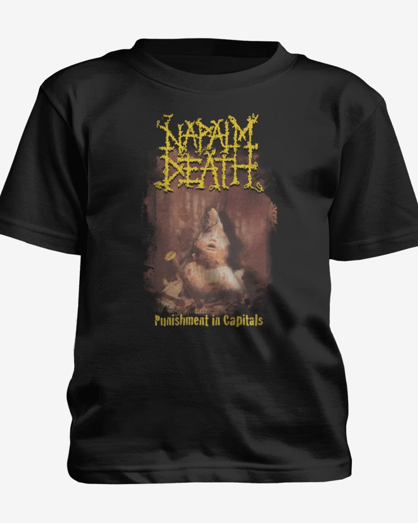 Polera de niño Napalm Death Punishment in Capitals