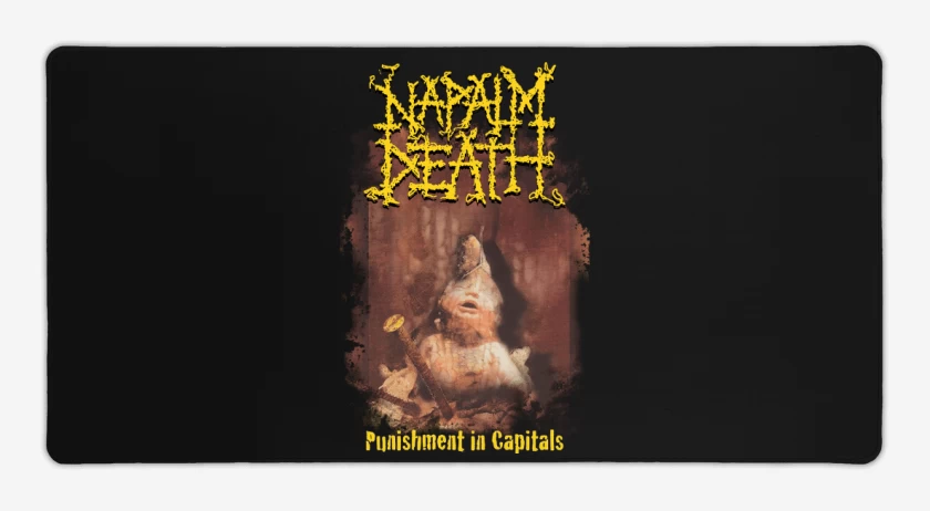Mouse pad Gamer Napalm Death Punishment in Capitals