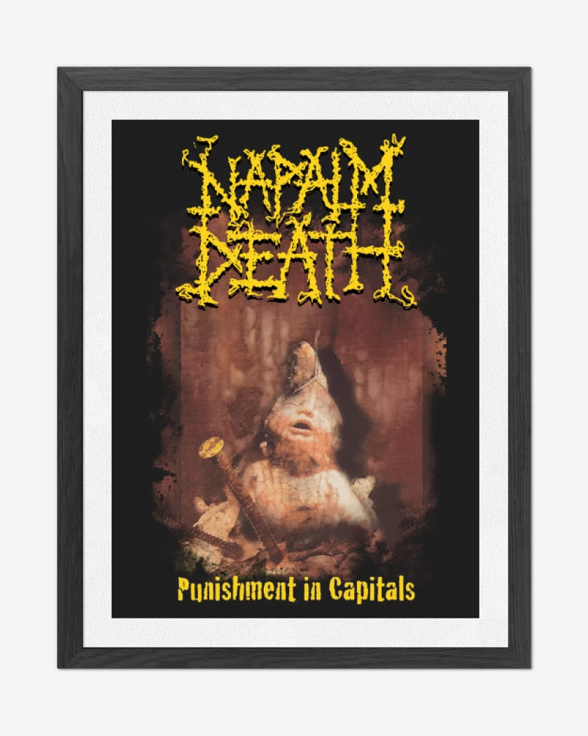 Cuadro decorativo Napalm Death Punishment in Capitals