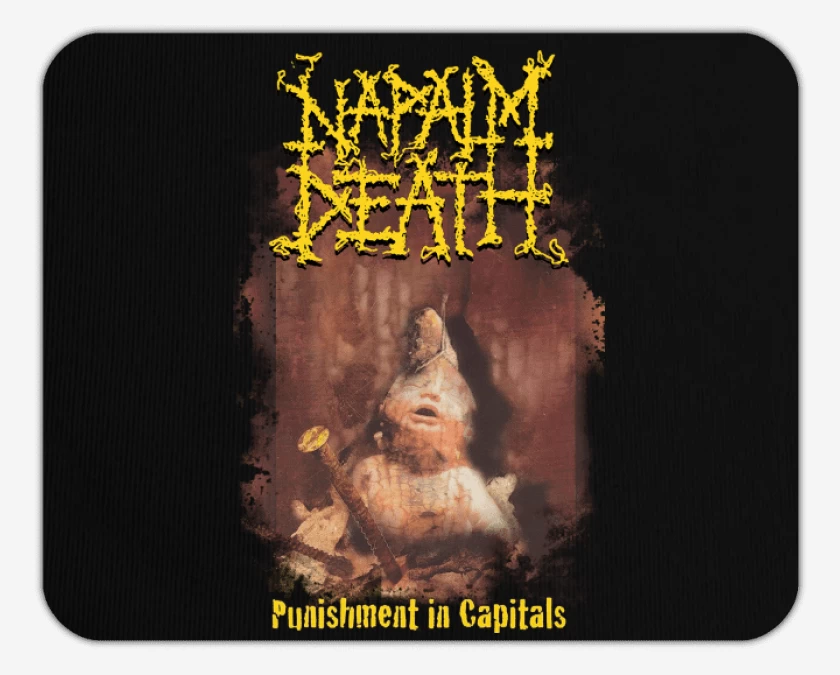 Mousepad Napalm Death Punishment in Capitals