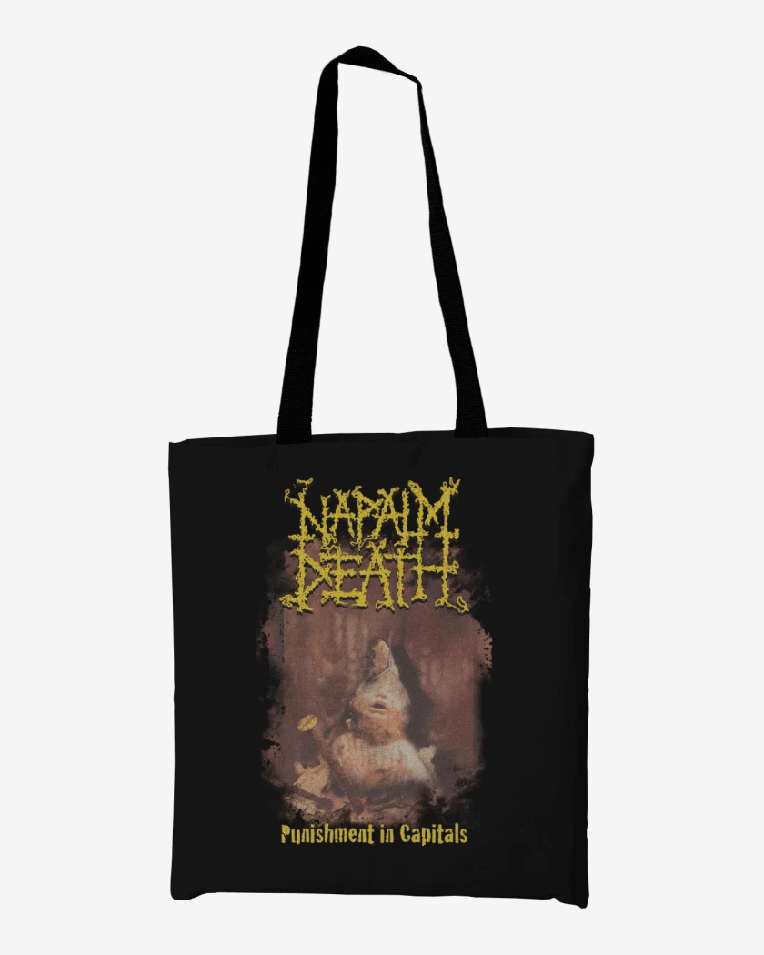 Totebag Napalm Death Punishment in Capitals