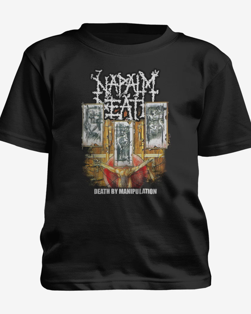 Polera de niño Napalm Death Death by Manipulation