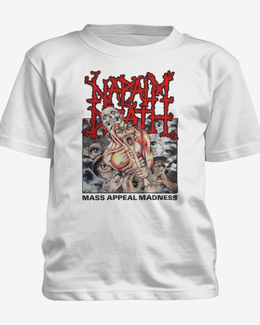 Polera de niño Napalm Death Mass Appeal Madness