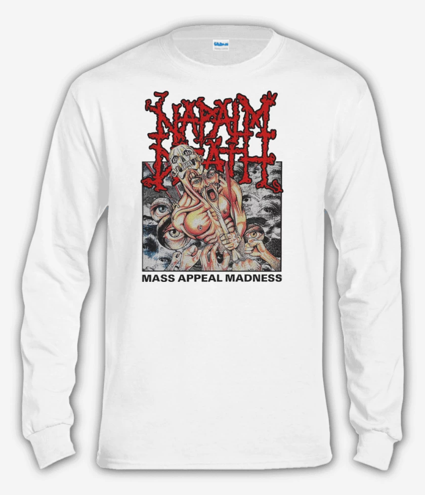 Polera manga larga Napalm Death Mass Appeal Madness