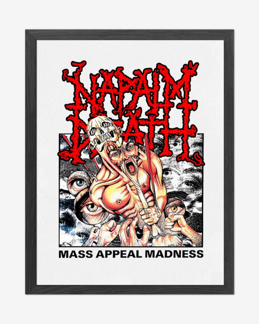 Cuadro decorativo Napalm Death Mass Appeal Madness