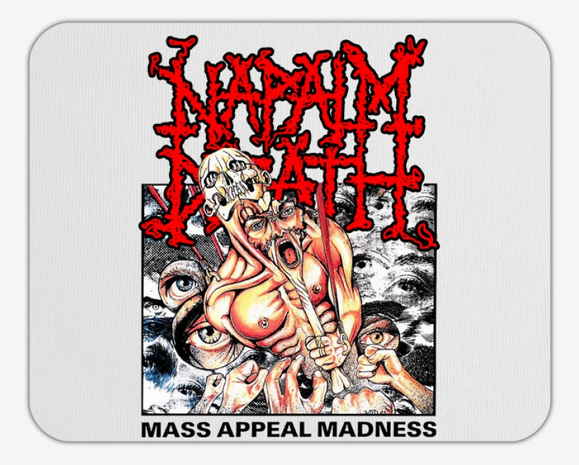 Mousepad Napalm Death Mass Appeal Madness