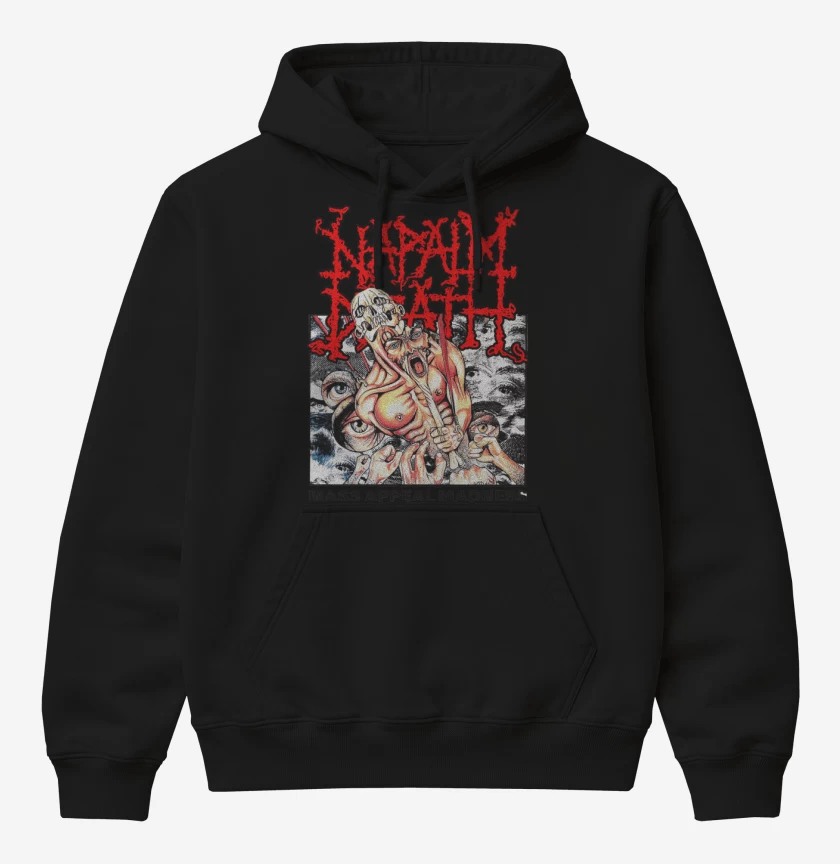 Poleron Canguro básico Napalm Death Mass Appeal Madness