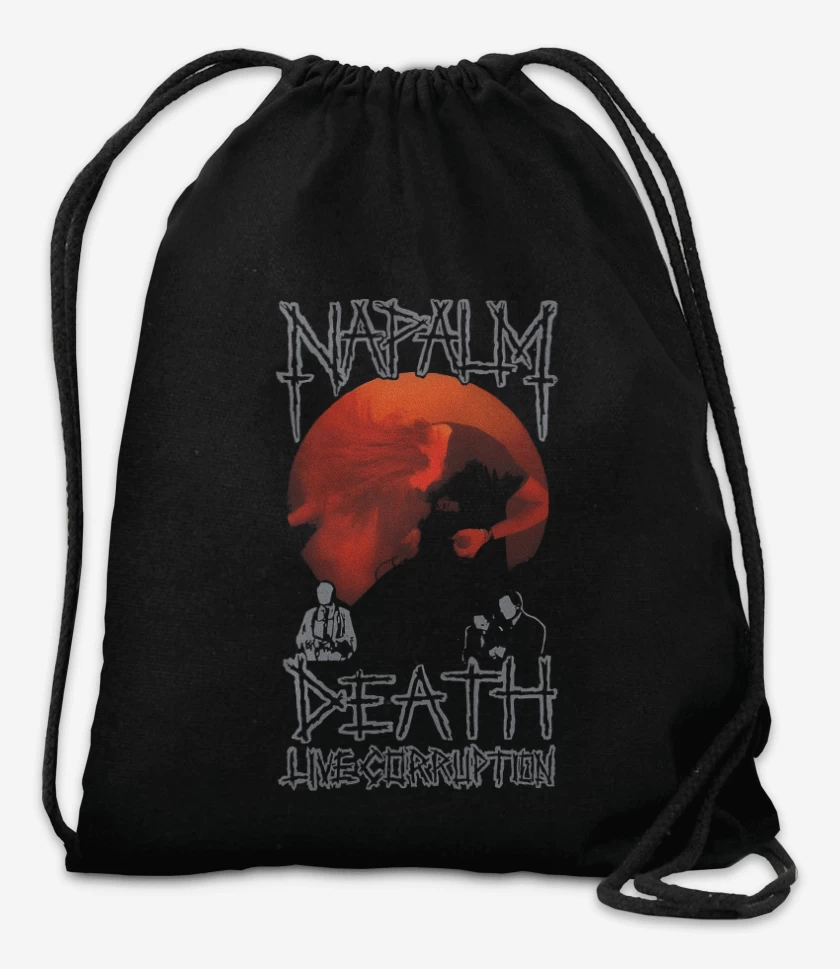 Mochila Napalm Death Live Corruption 1990