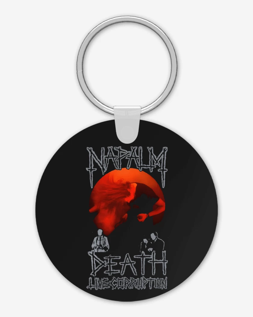 Llavero Napalm Death Live Corruption 1990