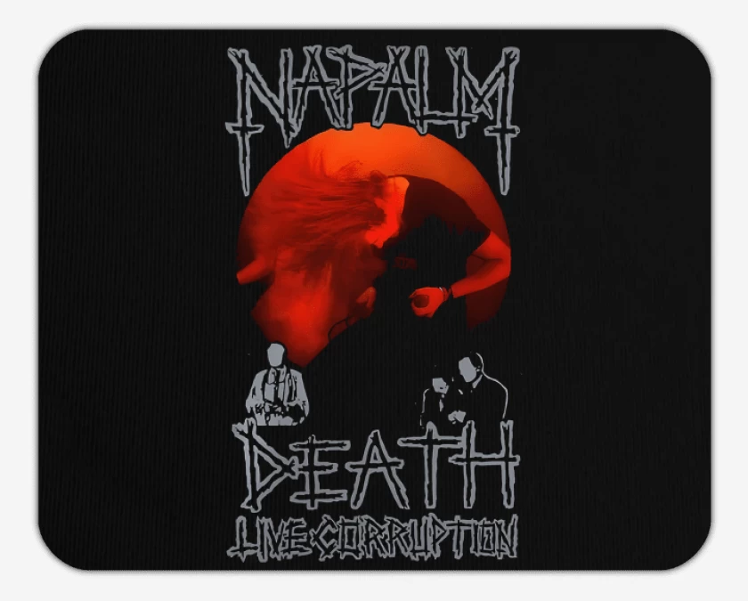 Mousepad Napalm Death Live Corruption 1990
