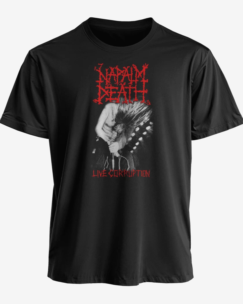 Polera Napalm Death Live Corruption