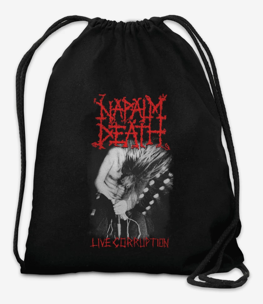 Mochila Napalm Death Live Corruption
