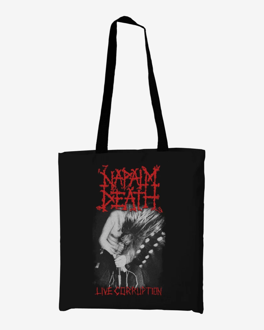 Totebag Napalm Death Live Corruption