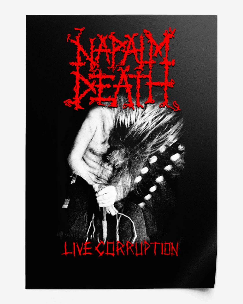 Print Napalm Death Live Corruption