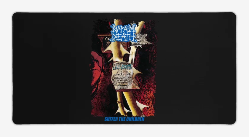 Mouse pad Gamer Napalm Death Suffer the Children