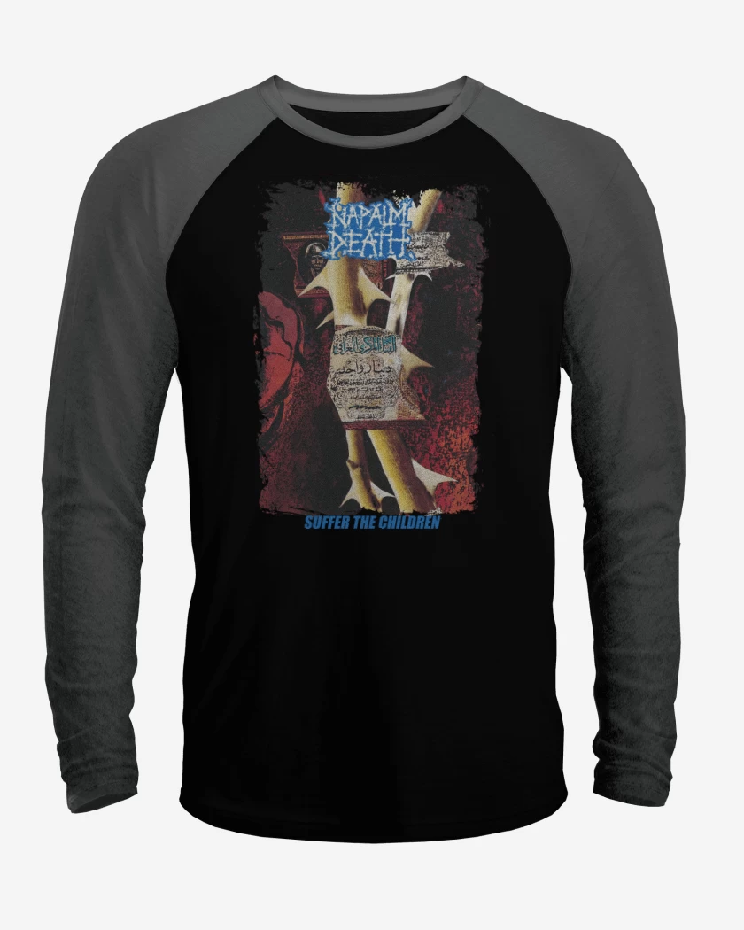 Polera Raglan Napalm Death Suffer the Children