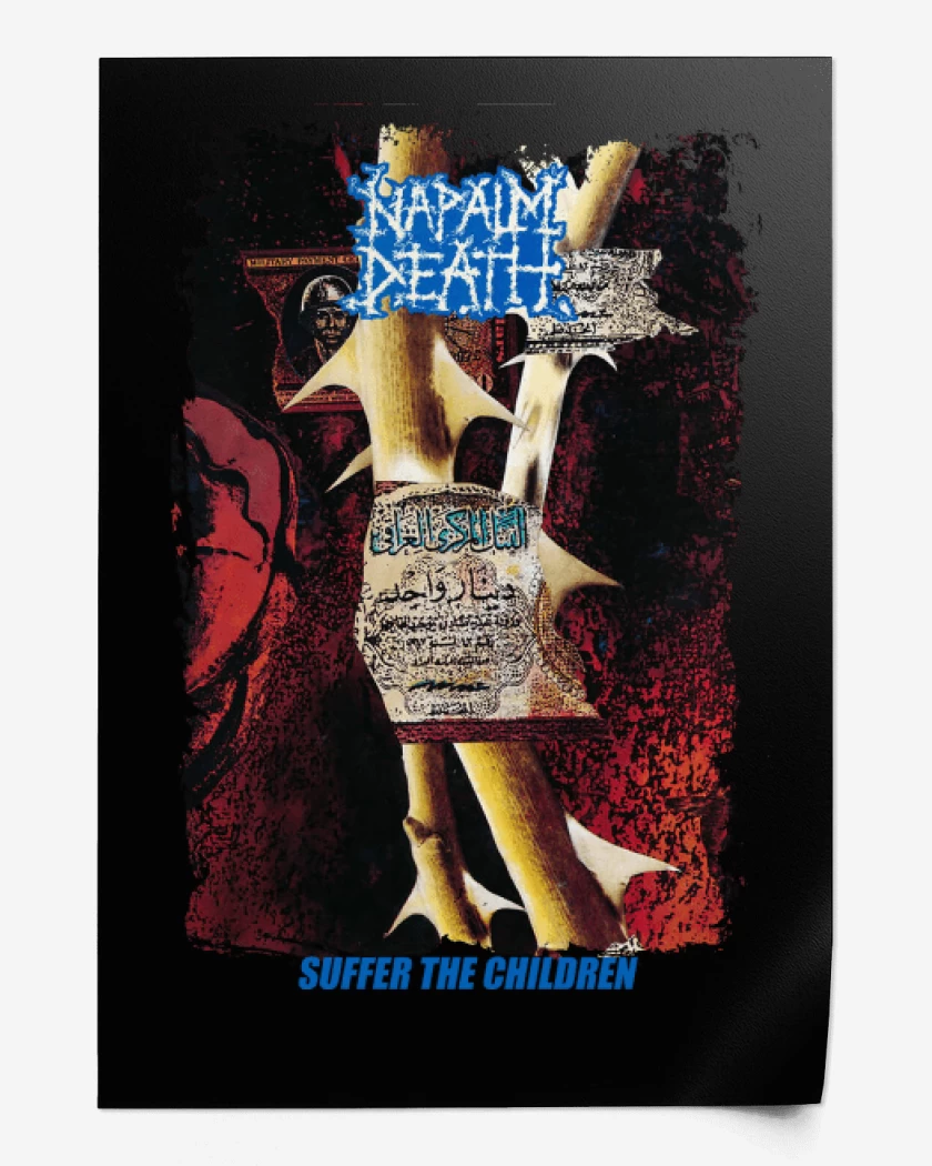 Print Napalm Death Suffer the Children