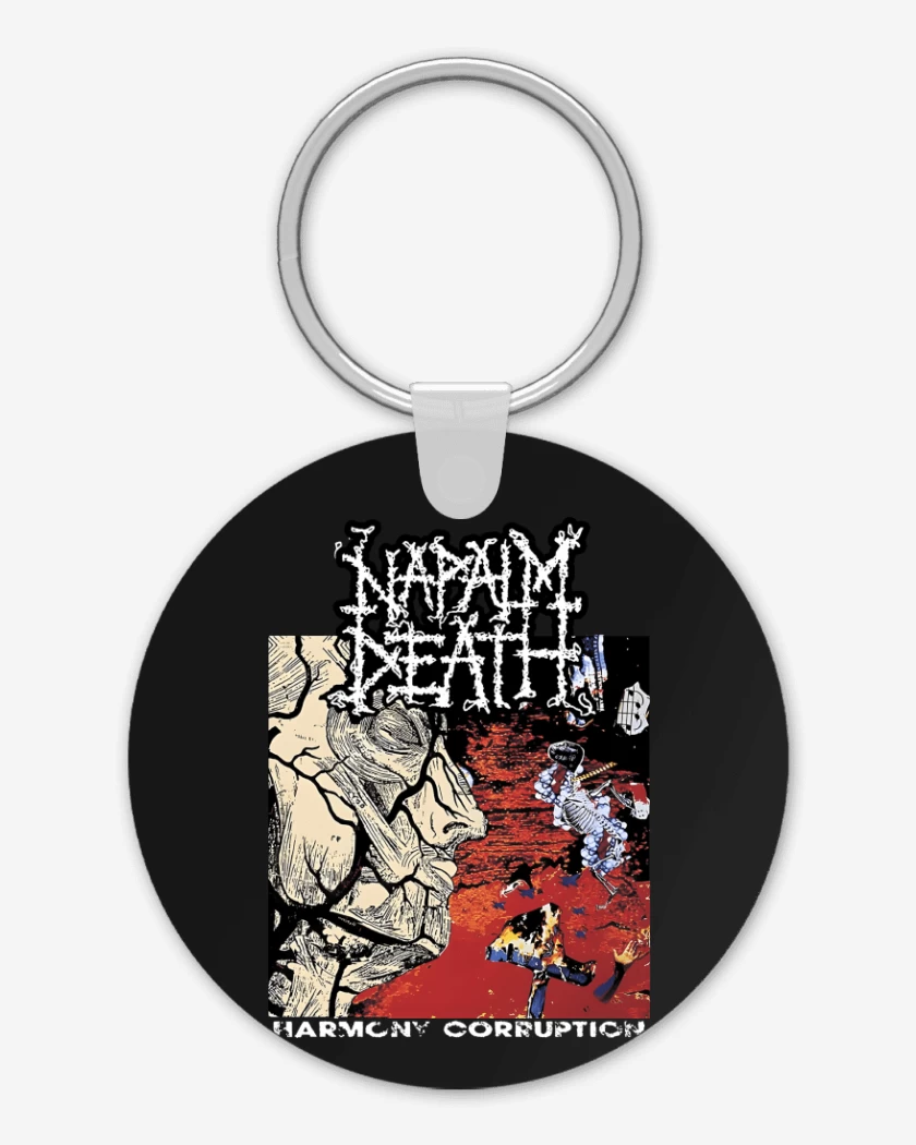 Llavero Napalm Death Harmony Corruption