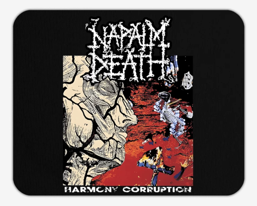 Mousepad Napalm Death Harmony Corruption