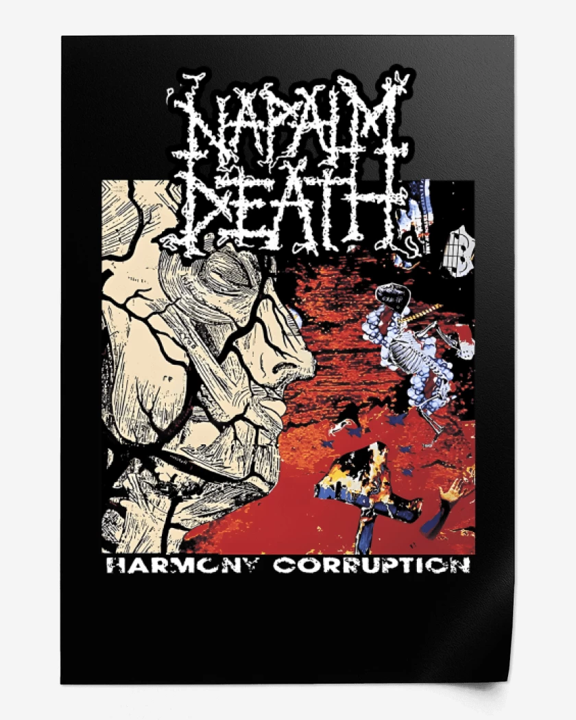 Print Napalm Death Harmony Corruption