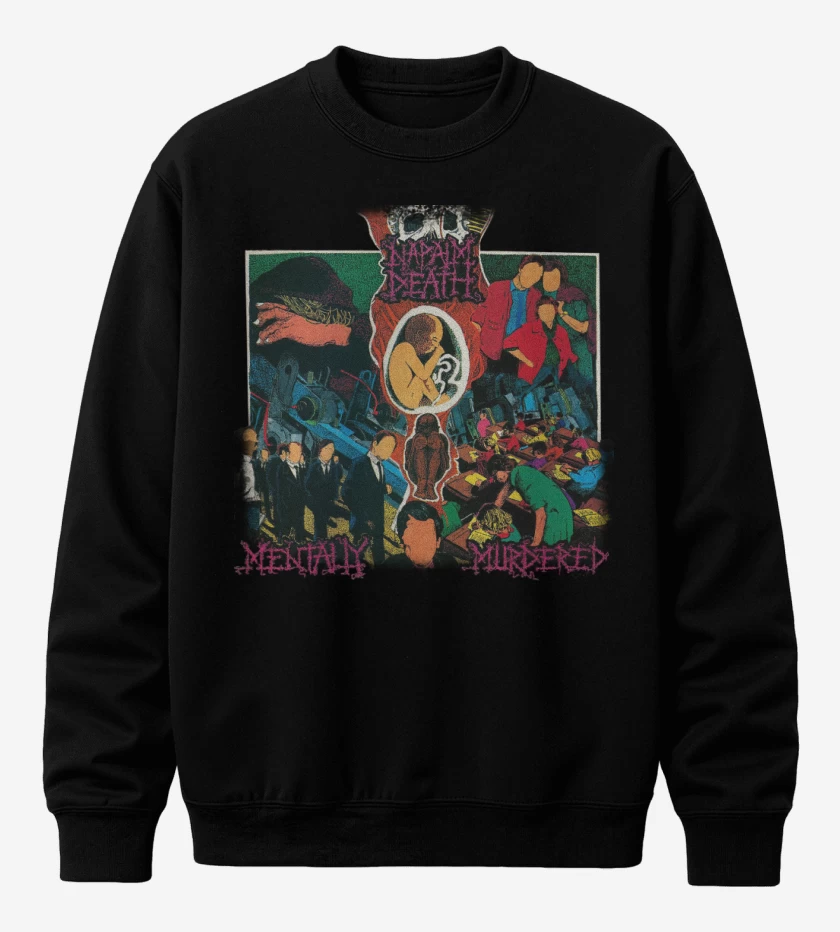 Poleron polo Napalm Death Mentally Murdered