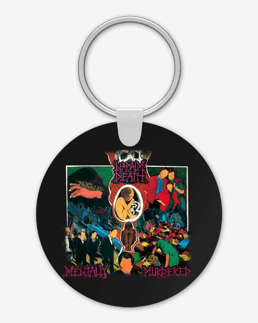 Llavero Napalm Death Mentally Murdered