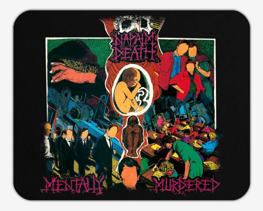 Mousepad Napalm Death Mentally Murdered