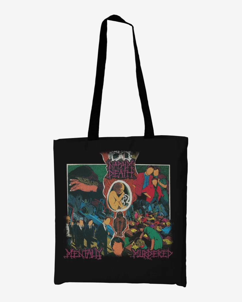 Totebag Napalm Death Mentally Murdered
