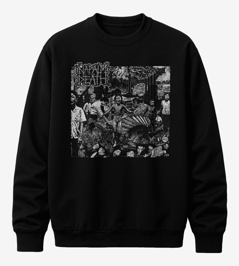 Poleron polo Negro de Napalm Death Live Ep