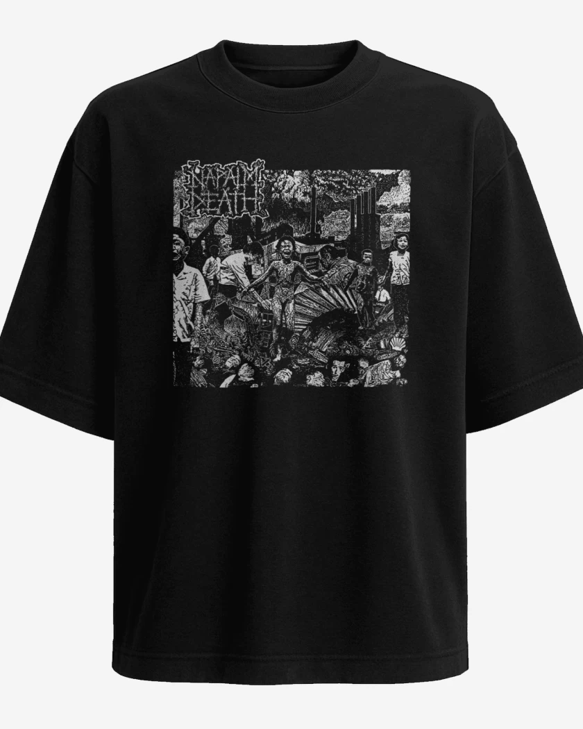 Polera Oversize Napalm Death Live Ep