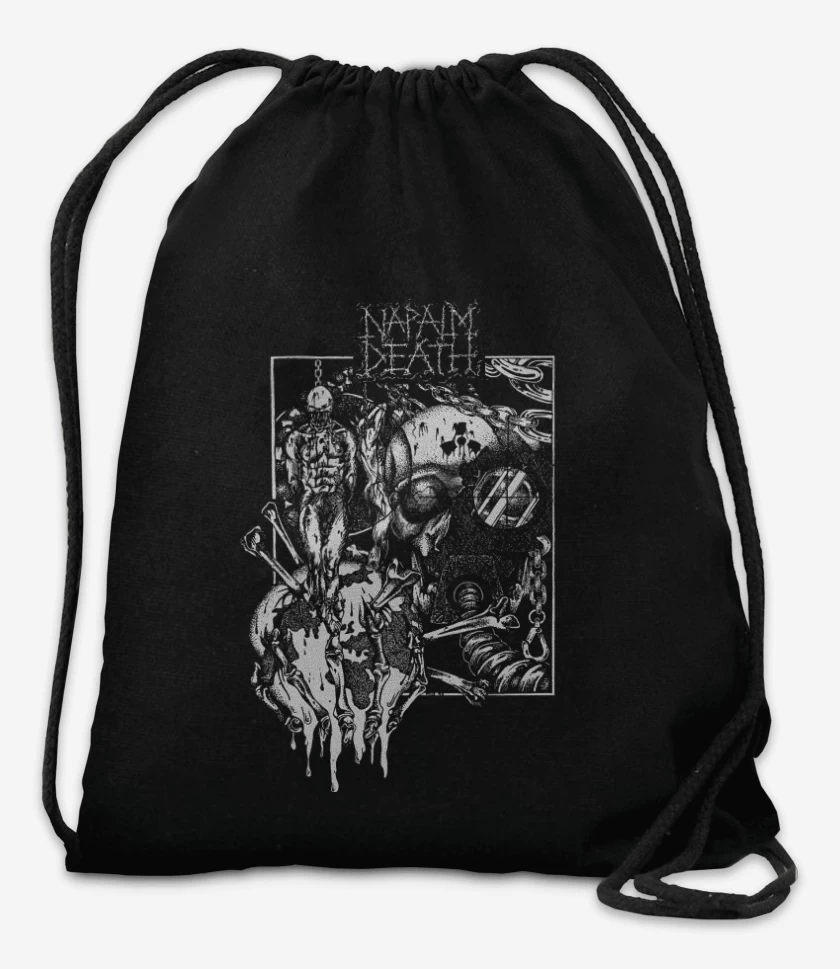 Mochila Negro de Napalm Death Corruption