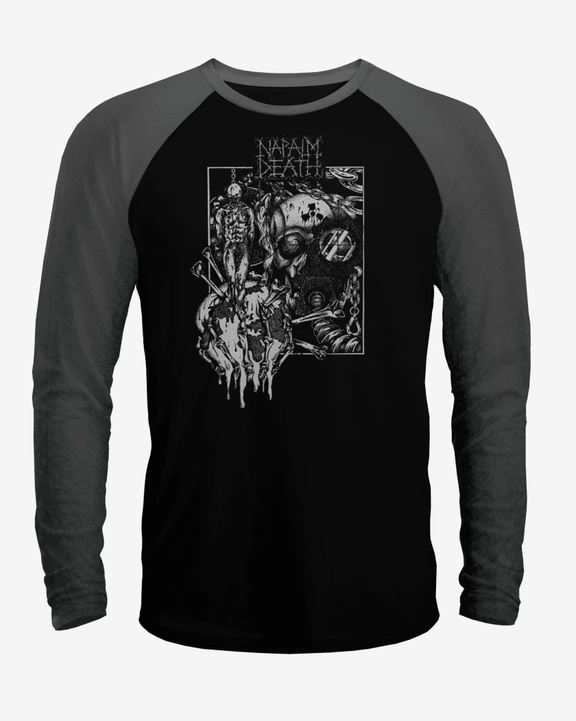 Polera Raglan Napalm Death Corruption
