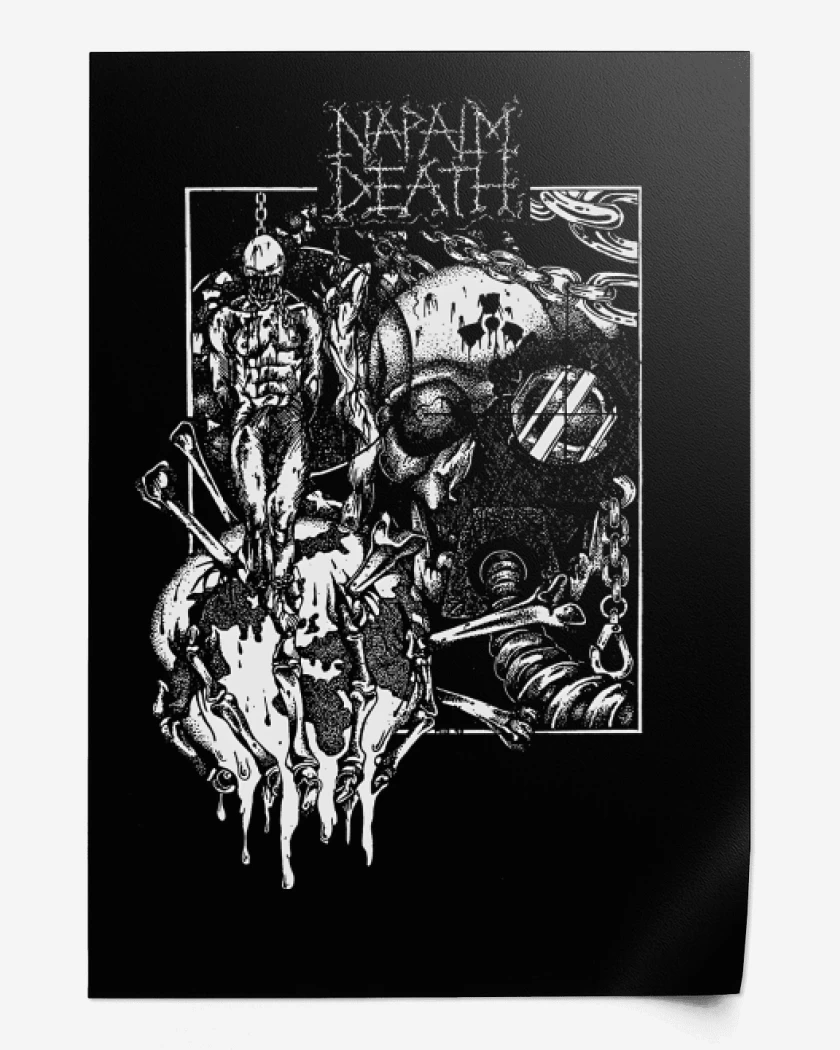 Print Napalm Death Corruption