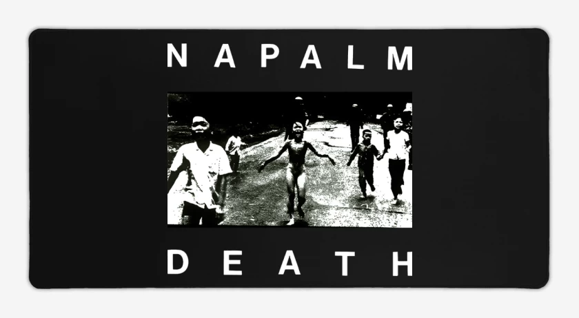 Mouse pad Gamer Negro de Napalm Death The Curse